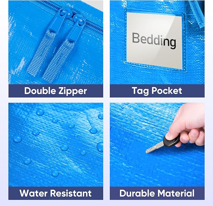 TICONN 4 Pack Extra Large Moving Bags Heavy Duty - Image 6