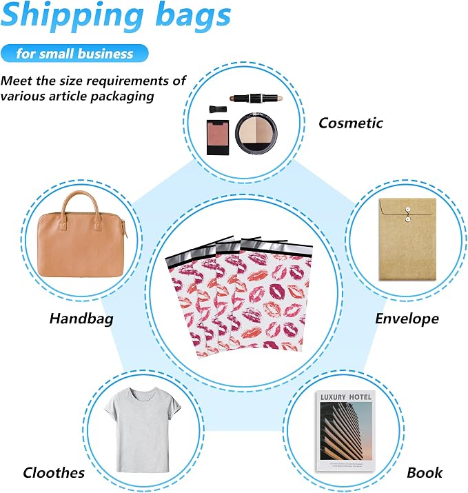 Poly Mailer 10x13 Inch 100 Pcs, Waterproof and Tear-Resistant Shipping Bags - Image 7