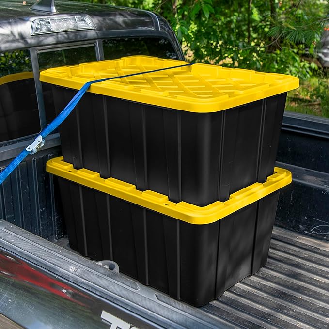 Sterilite 8-Pack Industrial Tote, Plastic Storage Container Bins - Image 6