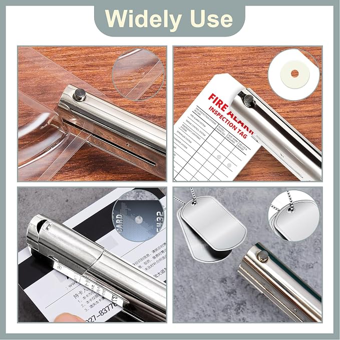 Chumia 1 Pcs Heavy Duty Hole Punch 2" Long Reach 1/4 Inch Paper Single One Hole - Image 6