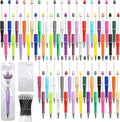 300 Pieces DIY Beadable Pen Kit – 100 Plastic Ballpoint Pens by DASTTUIS