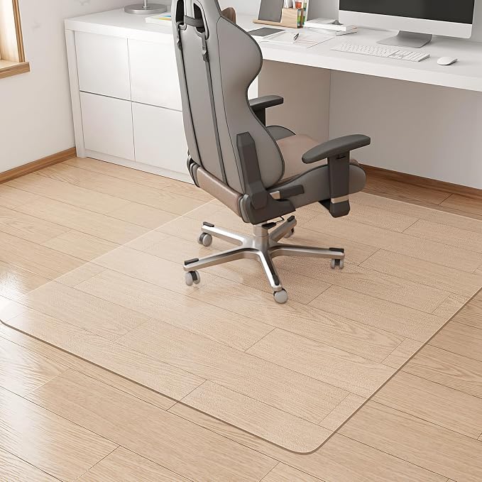 KMAT Office Chair Mat, Easy Glide Hard Wood Tile Floor Mats, Heavy Duty Floor by KMAT