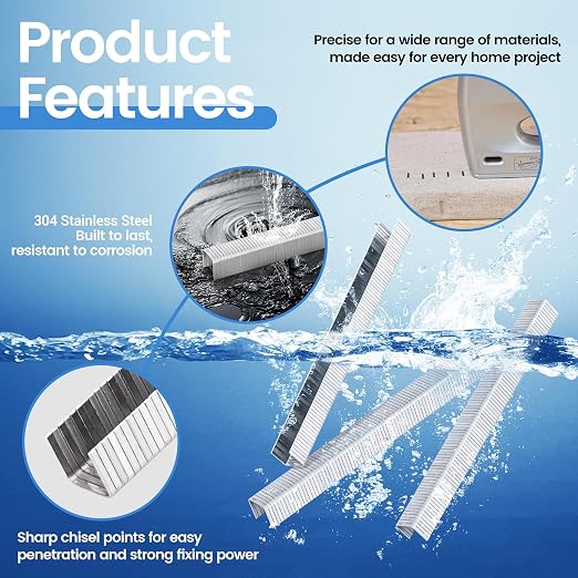 meite T50 Staples Marine, 1/2 Inch 304 Stainless Steel Staples - Image 3