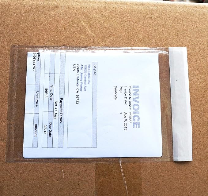 BEUYI Premium 4.7''x7.5'' Packing List Envelope, Tailored Size - Image 3