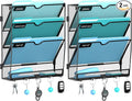 2 Pack 4 Tier Wall File Organizer by JMHUD