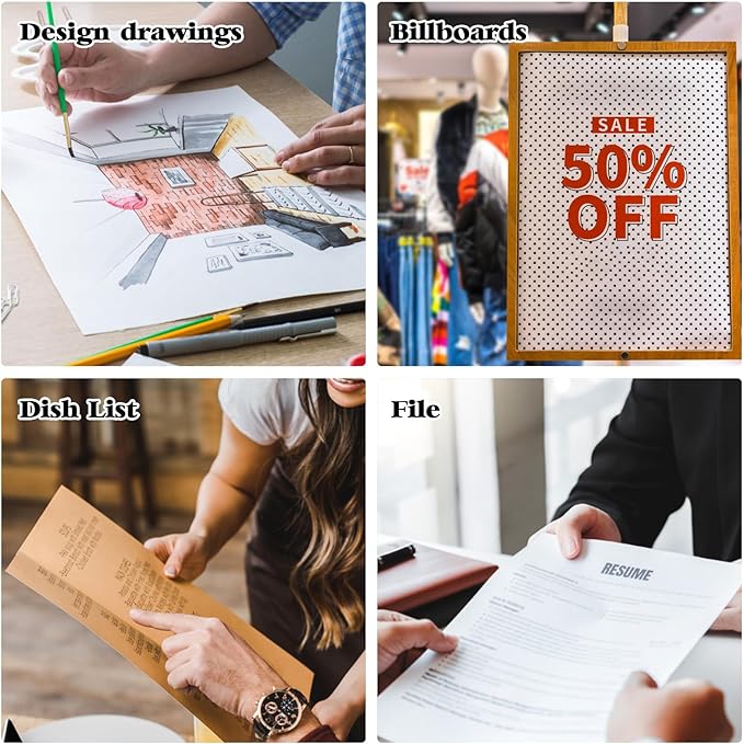 25 Pack 8.5" x 11" Hard Sheet Protectors, Rigid Print Protectors, Paper Sleeves - Image 3