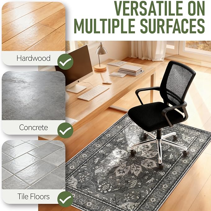 48"x60" Office Chair Mat for Hardwood, Under Desk Chair Mat for Home Office - Image 7