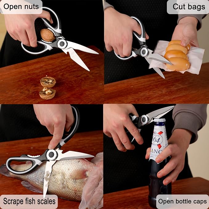 OMDAR Kitchen Scissors 3 Pack - Image 9