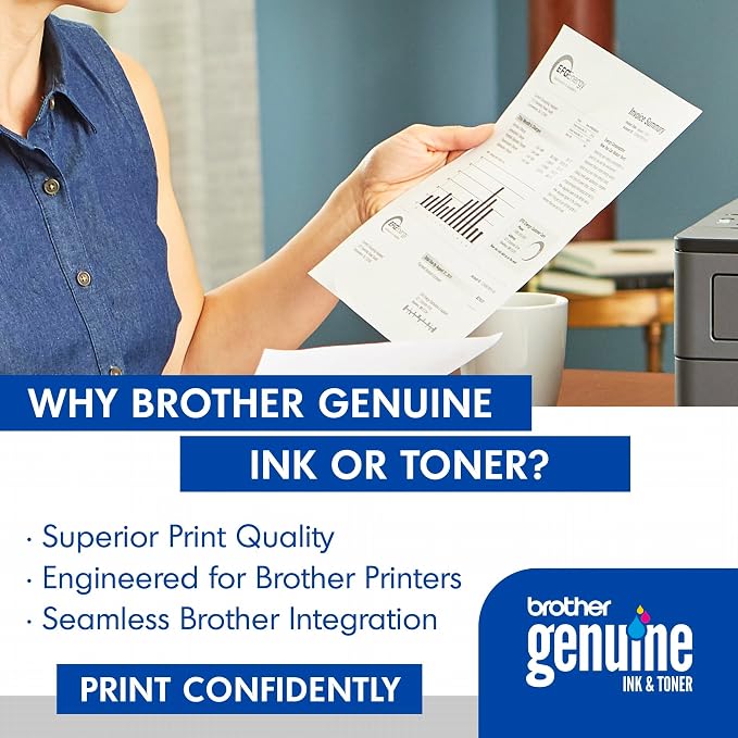 Brother Genuine High-Yield Black Toner Cartridge Twin Pack TN760 2Pk, 2 Pack | - Image 2
