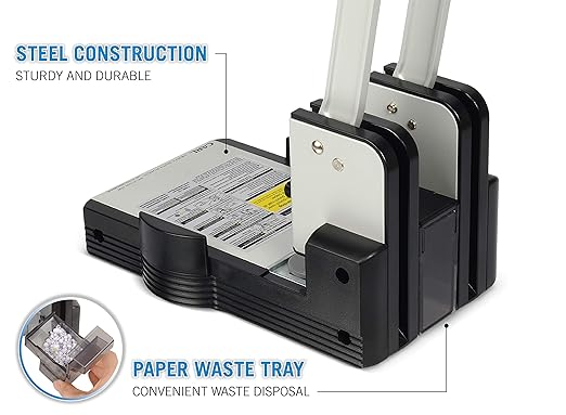 Carl, Heavy Duty 2 Hole, 100 Sheet Paper Punch - Image 2
