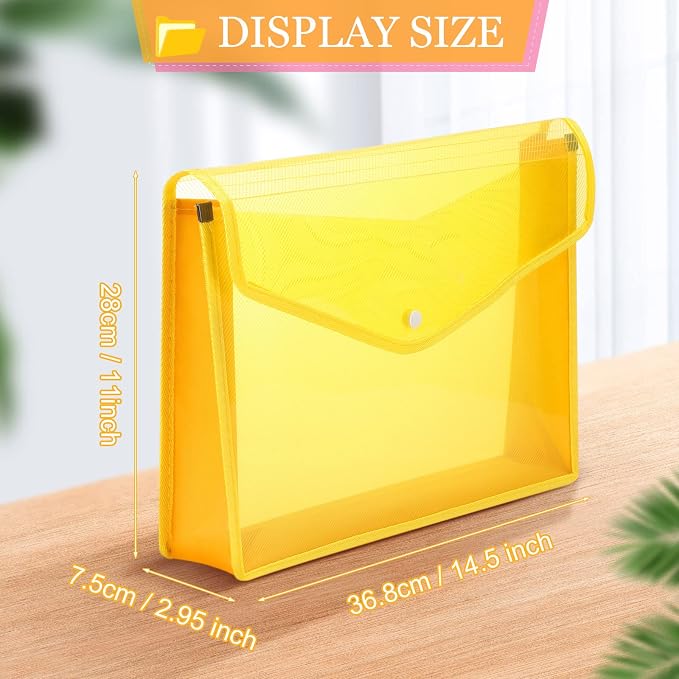 Epakh 36 Pack Plastic Expanding File Folders Expandable File Folder - Image 2