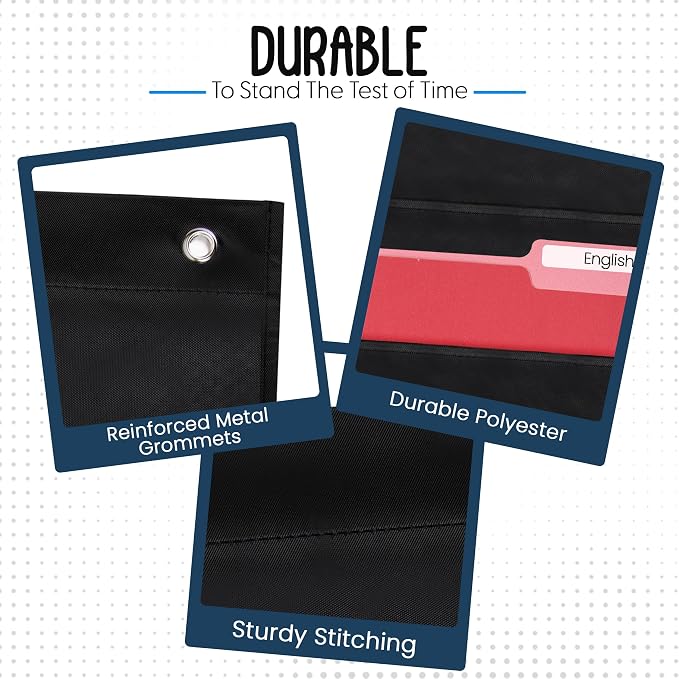 Essex Wares - 1 Pocket File Pocket Chart, and More - Wall Folder Organizer - - Image 3
