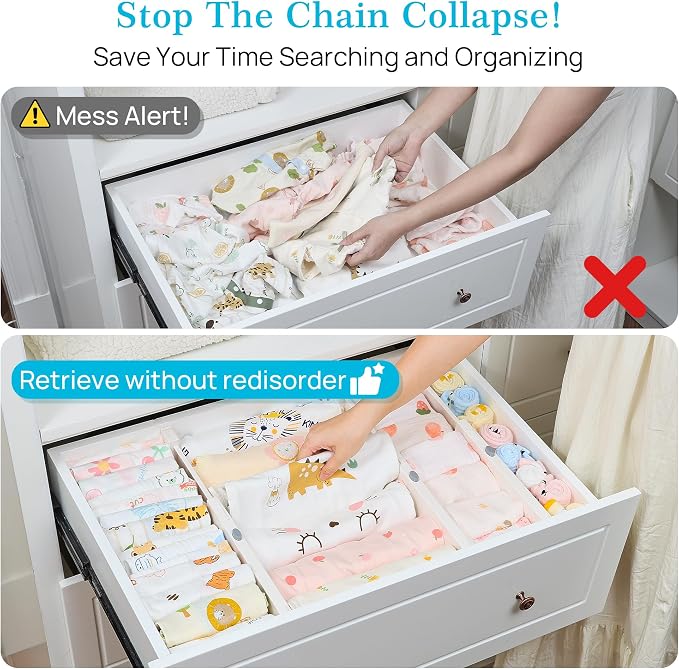 Vtopmart 16 Pack Drawer Dividers - Image 2