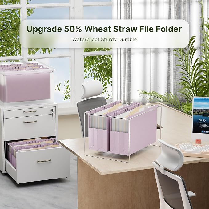 XINGIA Legal Size Hanging File Folders, Expandable 4 Inch File Folders Legal - Image 3