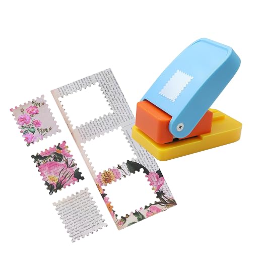 1X0.8inch Rectangular Postage Stamp Punch Ware Rectangle Craft Lever Punch - Image 7