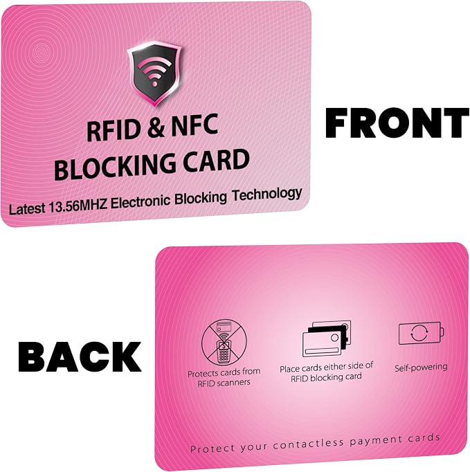 SaiTech IT 5 Pack RFID Blocking Cards Protect Your Entire Wallet, and Cards - Image 9