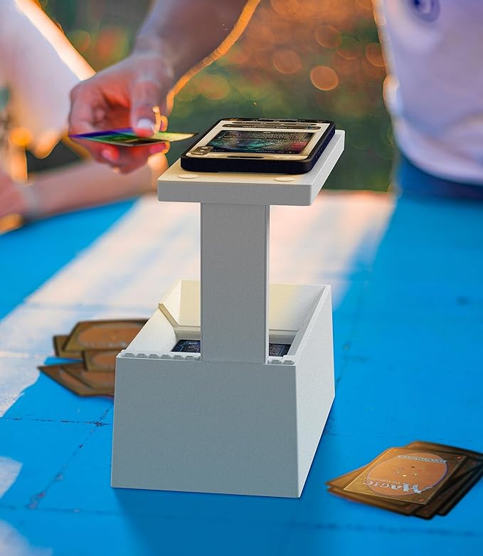 MTG Card Scanner Stand for ManaBox, Adjustable Phone Holder, Sloped Tray - Image 8