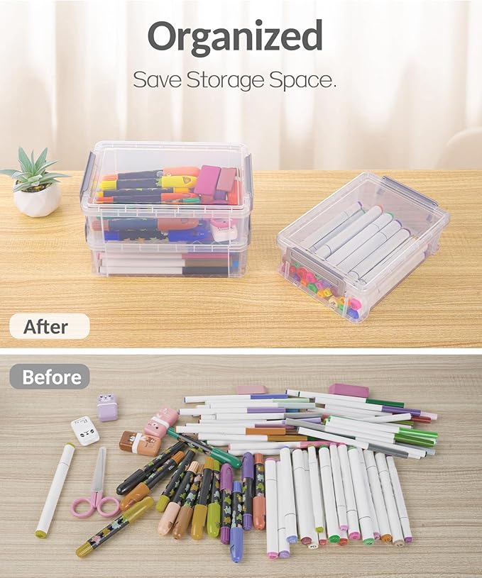 Sooez 6 Pack Small Plastic Containers - Image 6