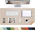 Leather Desk pad Protector, Large Desk mat by AFIING