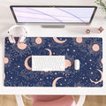 Colorful Star Starry Sky Large Mouse Pad, Celestial Moon and Sun Extended by ColorfulStar
