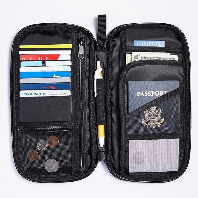 Amazon Basics RFID-blocking Passport Wallet, Passport Holder - Image 2