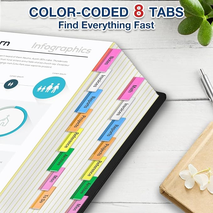 H4D 120 Pack Insertable Binder Dividers - Image 3