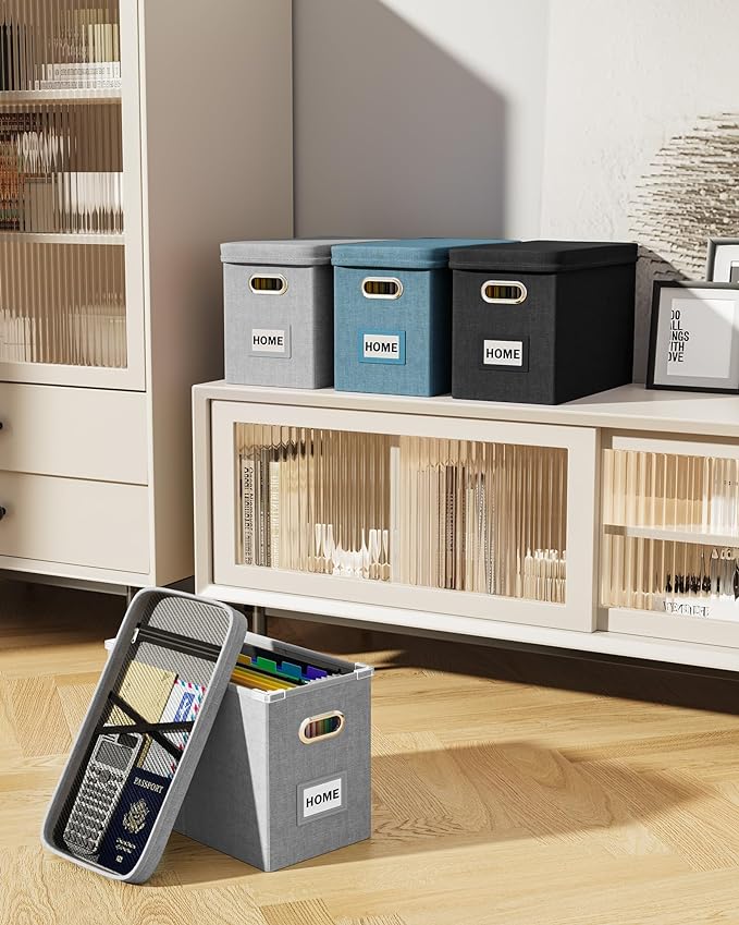 Oterri Hanging Filing File Box - Image 7
