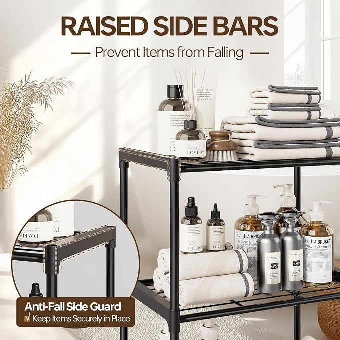4-Tier Small Lightweight Storage Shelves - Image 3