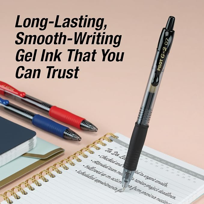 Pilot G2 Premium Refillable and Retractable Rolling Ball Gel Pens, Fine Point - Image 6