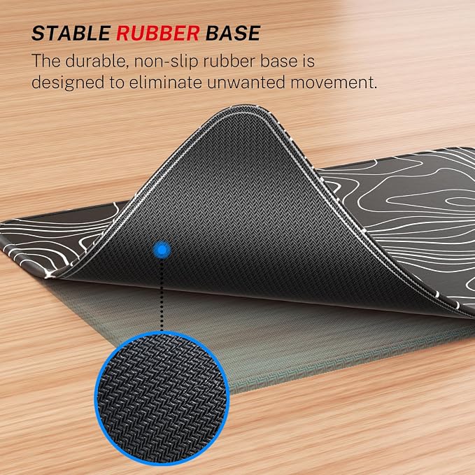 MROCO Essential Office & Gaming Mouse Pad, 8.5 x 11 Inch, Functional Pattern - Image 4