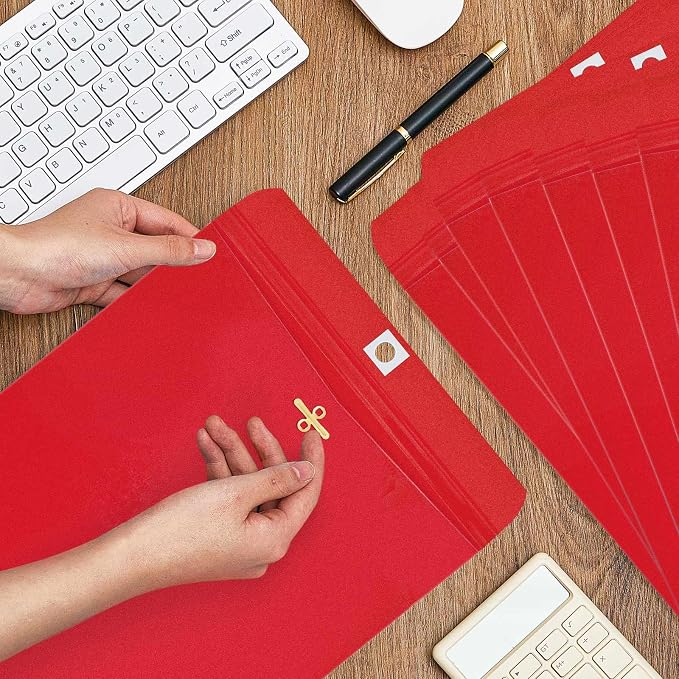 Geyee 20 Pcs 9 x 12 Inch Clasp Envelopes Letter Size Mailing Envelopes - Image 4