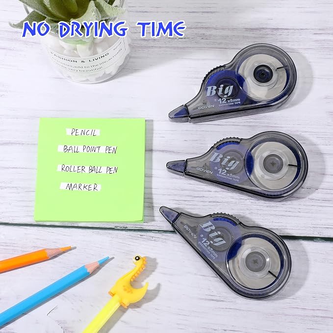 Chivao 36 Pack White Correction Tape, Classroom Correction Tape Wipe out Easy - Image 4