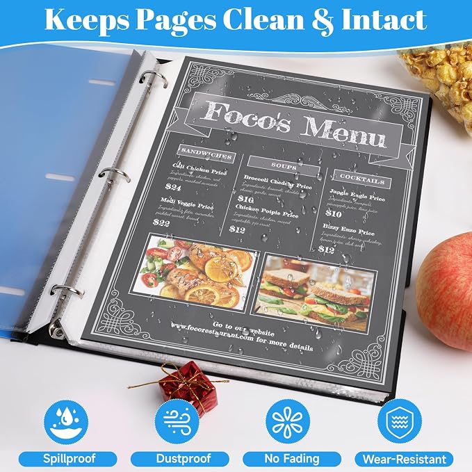 50 Pack Sheet Protectors for 3 Ring Binder - Image 6