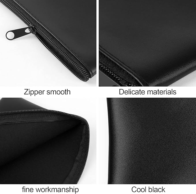 2 Pieces Money Bags with Zipper, 11x6.1 inch Money Pouch, Bank Bag, Cash Bag - Image 4