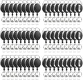 120 Pack Badge Reels Retractable ID Badge Holder by BESARME