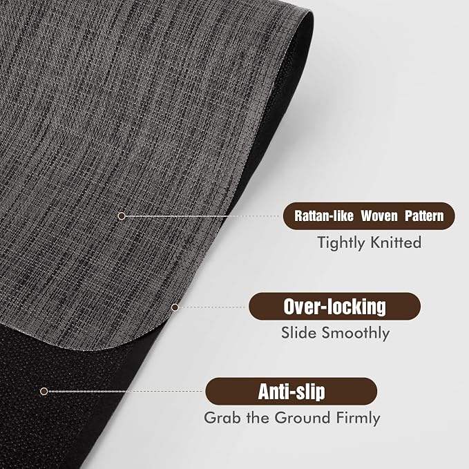 Blvornl Office Chair Mat for Hardwood Floor and Low Pile Carpet, 47.2"x 60" - Image 5