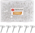 Push Pins 200-count Flat Thumb Tacks Steel Point and Plastic Head by Yalis