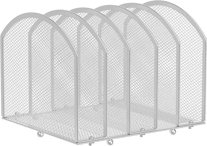 MINDEPOT Desk File Organizer 5 Sections Desktop Organizer File Sorter Office by MINDEPOT