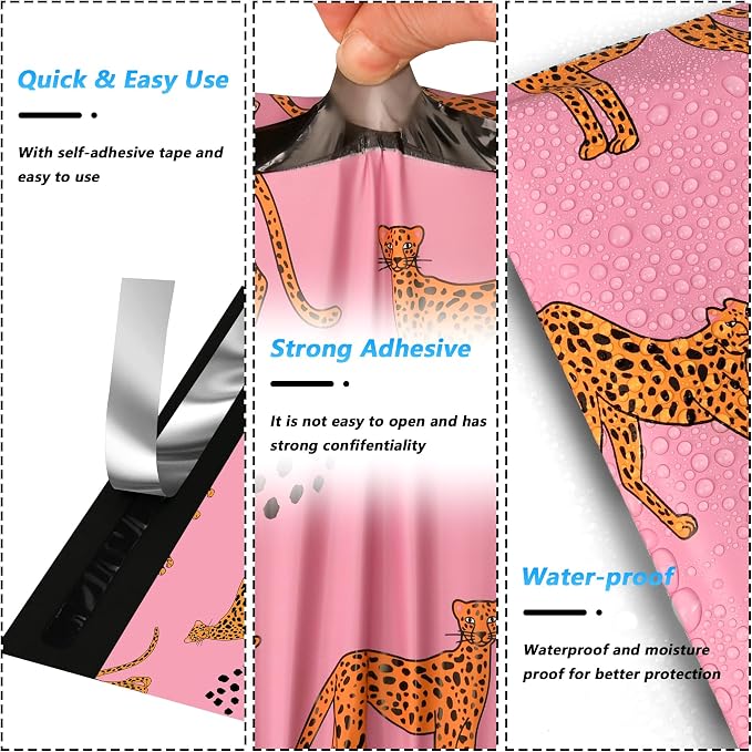 Poly Mailer 14.5x19 Inch 50 Pcs, Waterproof and Tear-Resistant Shipping Bags - Image 3