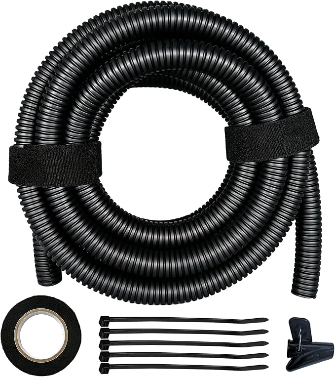 Split Wire Loom Tubing, 10FT 1/2Inch Heat Resistance Wire Protector | Cable by Unknown