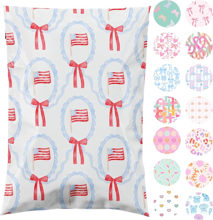 Pretty Package Store 14.5x19 Designer Poly Mailer 100 Pack Heavy Duty by PrettyPackageStore