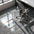 Azadx Tempered Glass Chair Mat for Carpet 40" x 48" Heavy Duty Office Chair Mat by Azadx