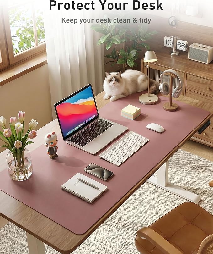 Aothia Faux Leather Desk Mat - Image 3