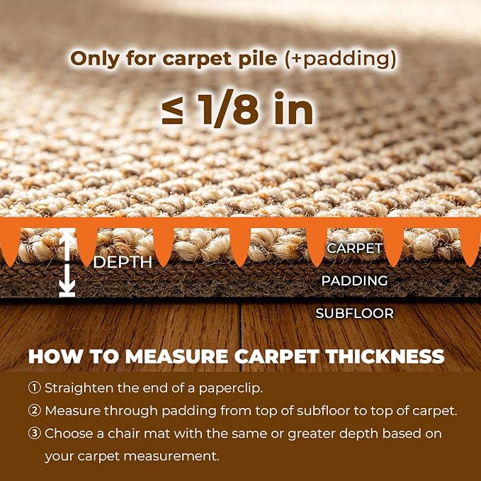 Chair Mat for Carpeted Floor - Image 8