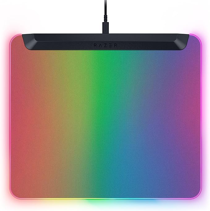 Razer Firefly V2 Pro Fully Illuminated RGB Gaming Mouse Mat: Backlit Design by Unknown