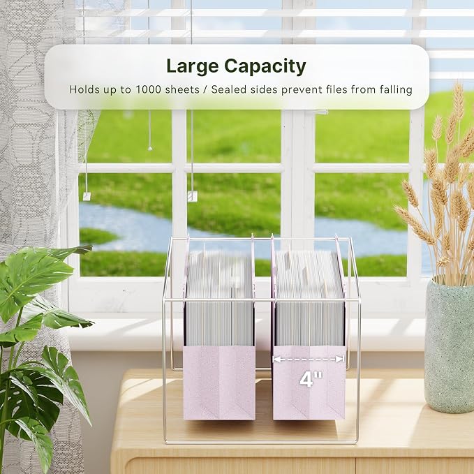 XINGIA Legal Size Hanging File Folders, Expandable 4 Inch File Folders Legal - Image 4