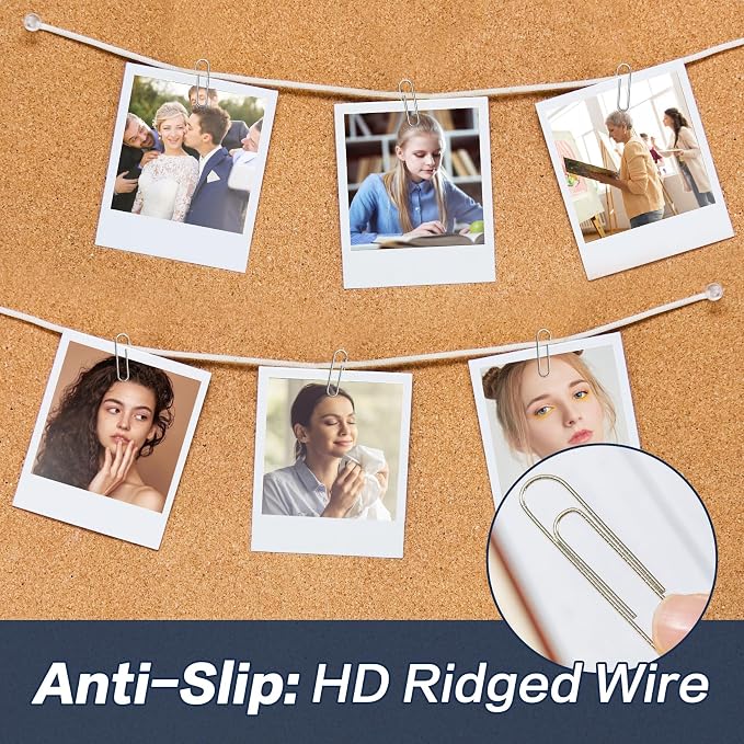 Deli #1 Nonskid Paper Clips, 1000 Medium Paper Clips, 10 Boxes of 100 Each - Image 4