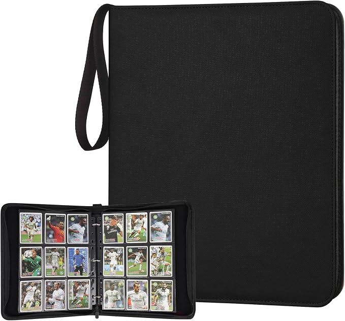 Trading Card Binder, Card Collection Binder Album Folder by Foalgo