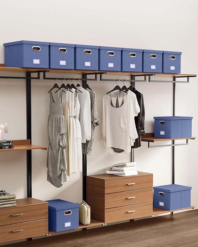 Oterri File Organizer with Lid, File Box, File Cabinet - Image 7