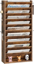 CHOEZON Wall File Organizer, 10-Tier Hanging Mail Organizer, Wall Mount File by Choezon